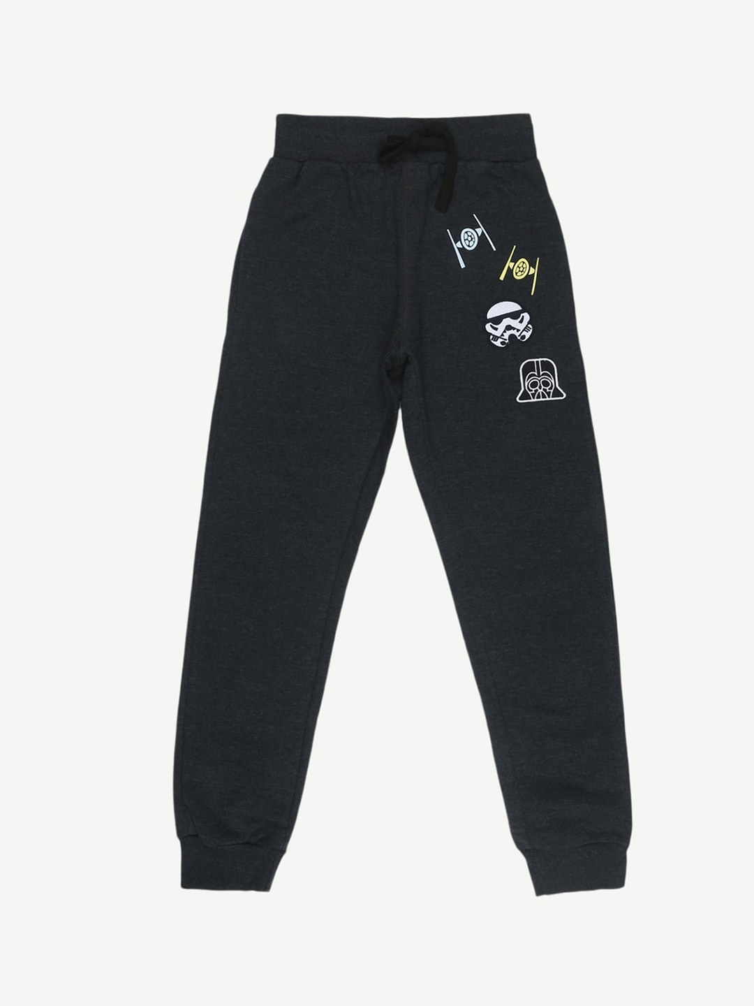 

Alan Jones Boys Charcoal Grey Solid Joggers