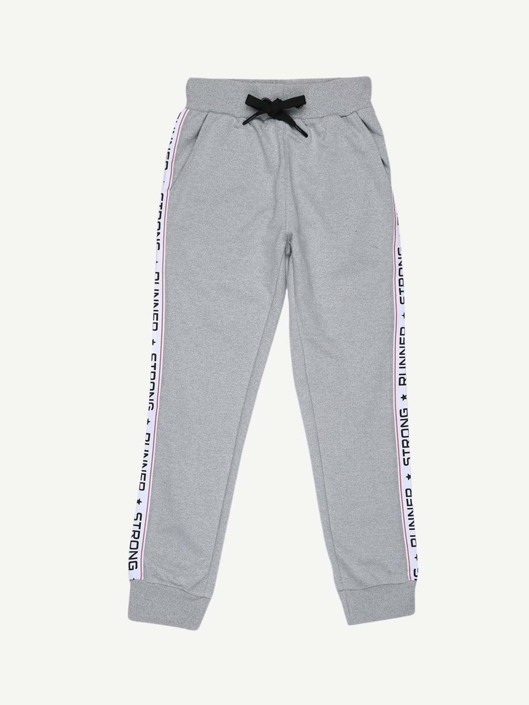 

Alan Jones Boys Grey Melange Solid Joggers