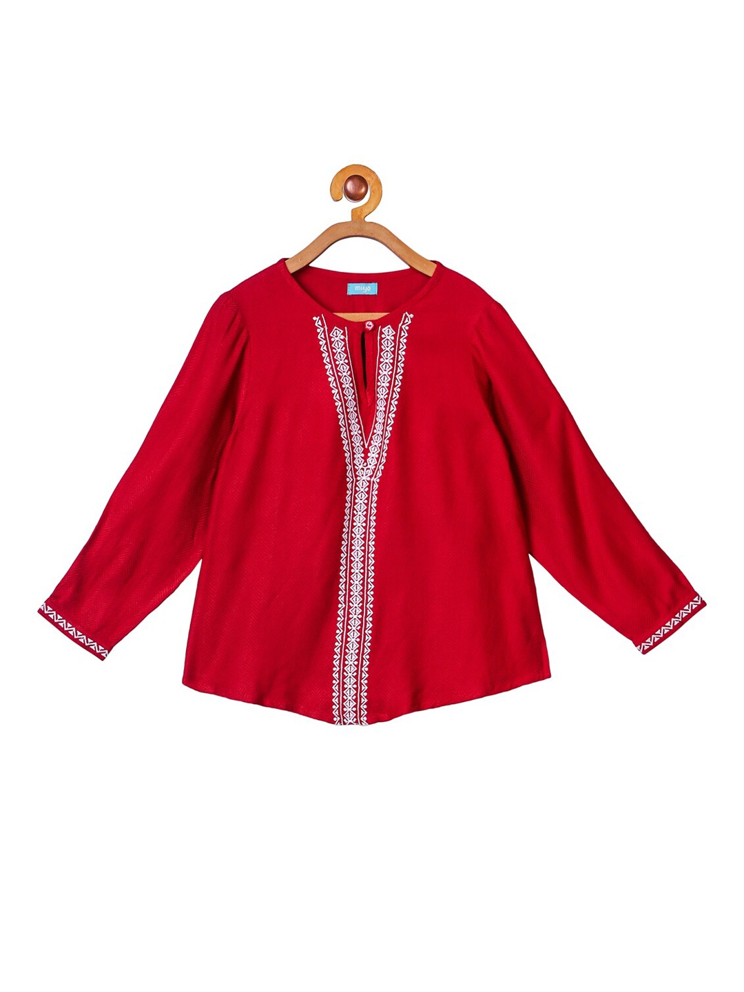 

Miyo Girls Red Regular Top