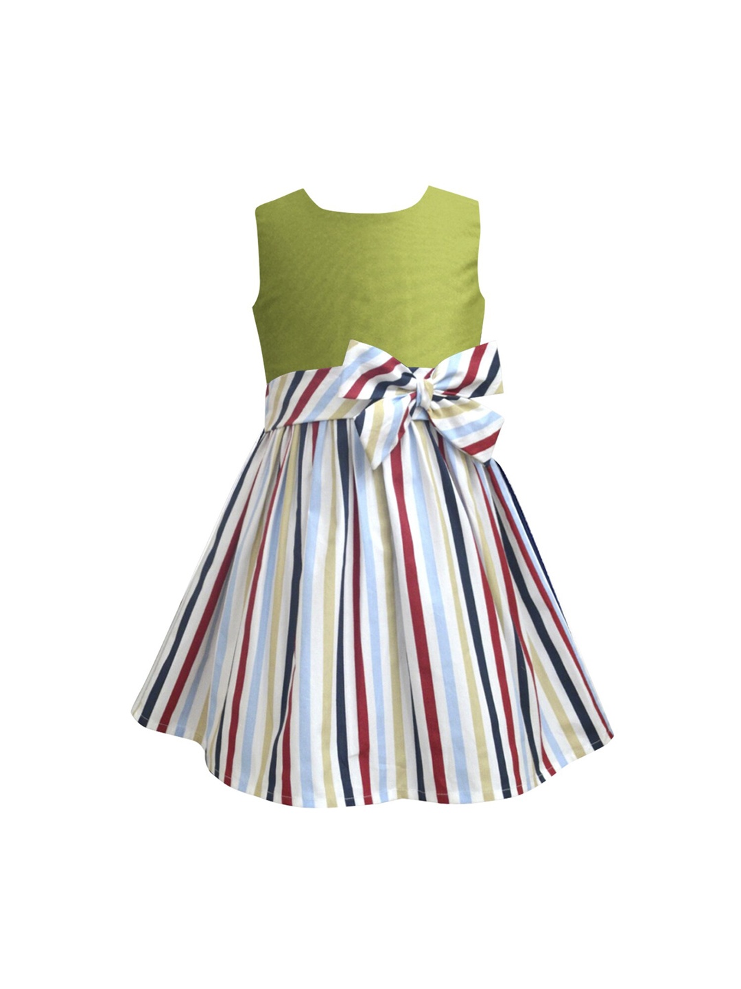 

A T U N Multicoloured Striped Dress, Multi