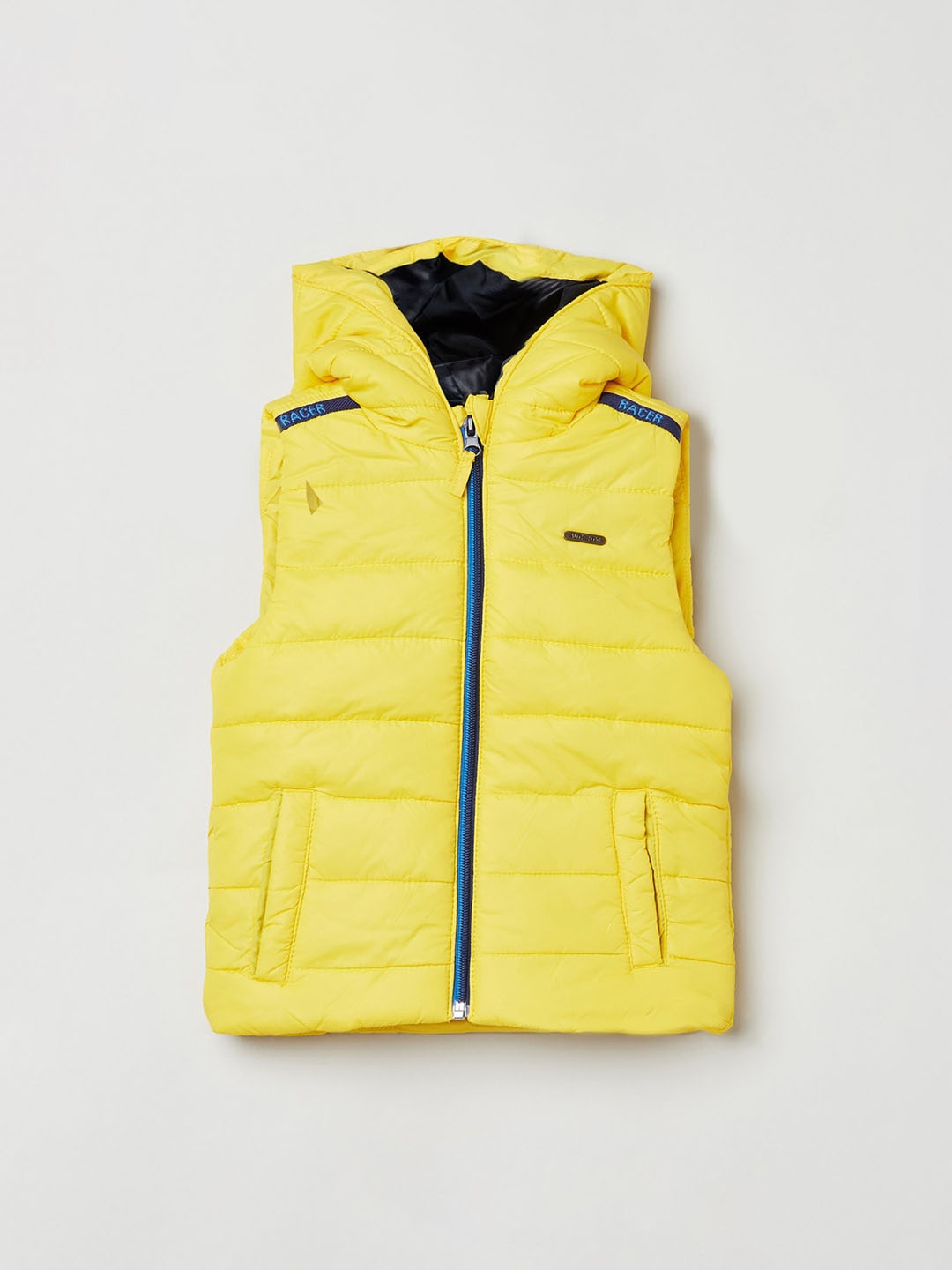 

max Boys Yellow Lightweight Quilted Jacket