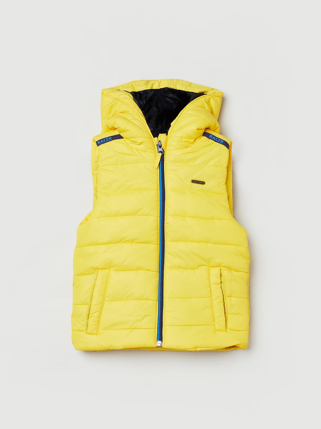 

max Boys Yellow Lightweight Puffer Jacket