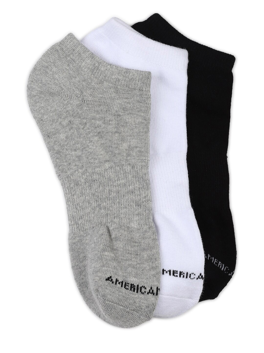 

AMERICAN EAGLE OUTFITTERS Pack of 3 Men Multicoloured Ankle Length Socks, Multi