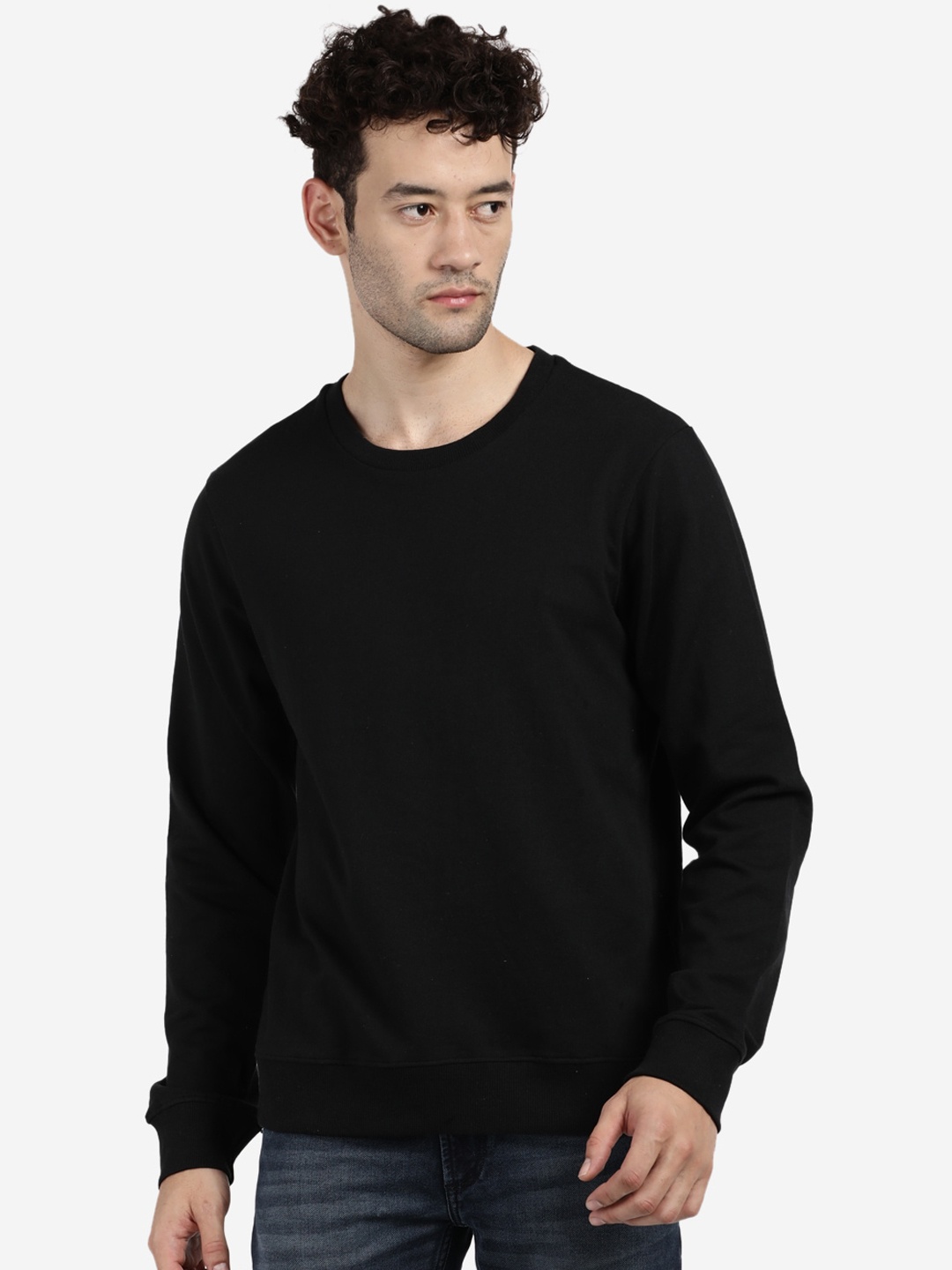 

MASH UNLIMITED Men Black Sweatshirt