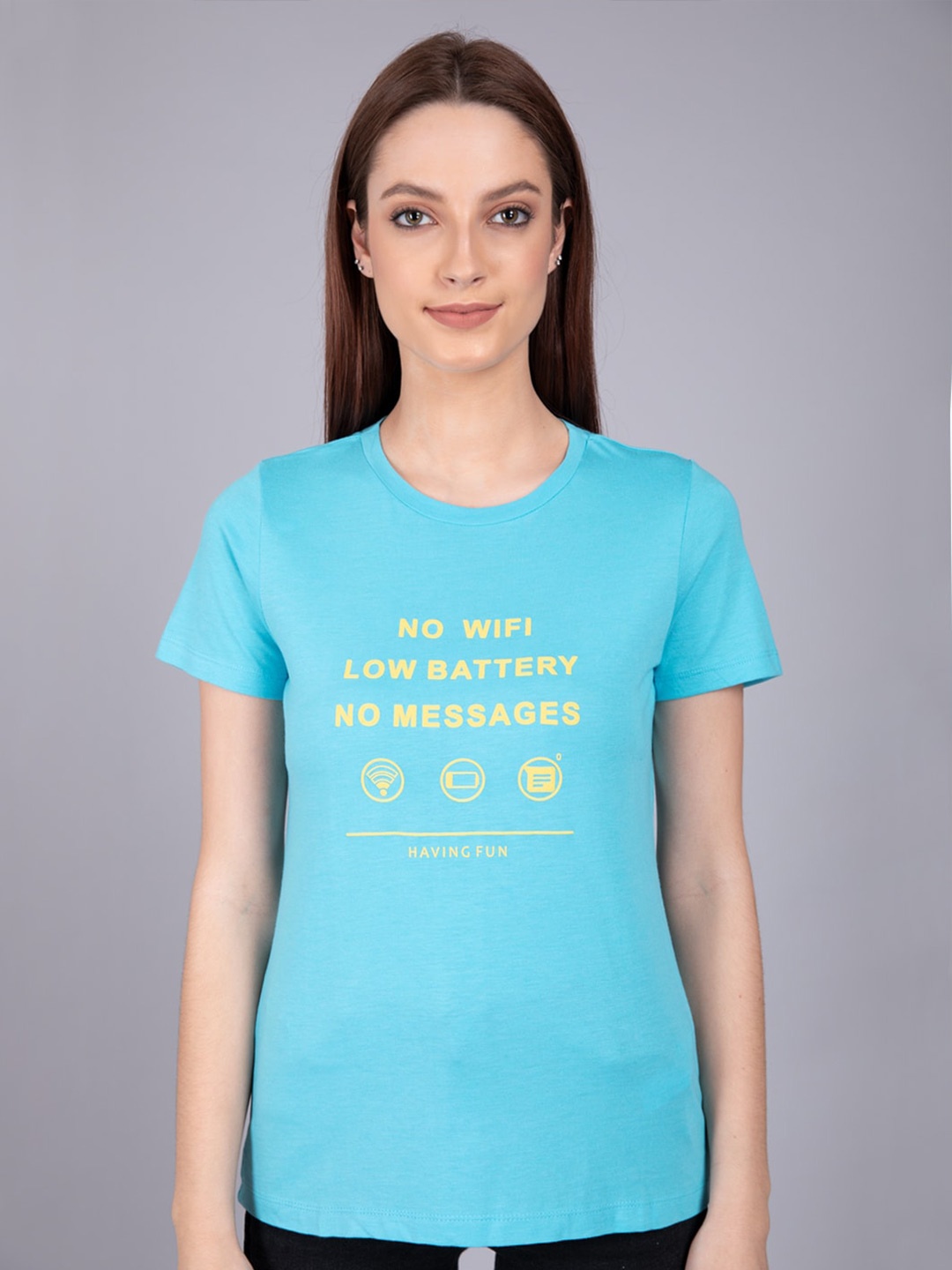 

Madame Turquoise Blue Regular Top