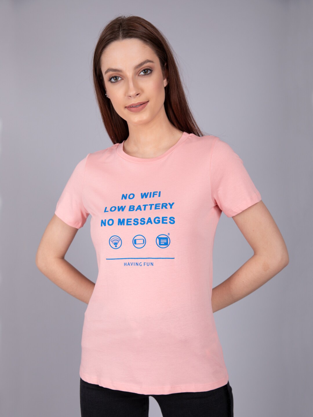 

Madame Peach-Coloured Regular Top
