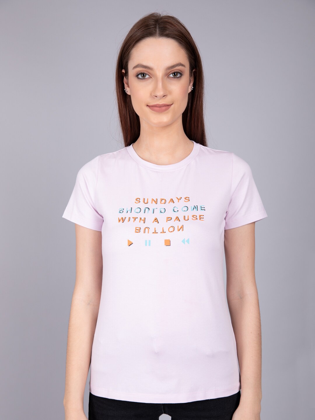 

Madame Woman Mauve Regular Top