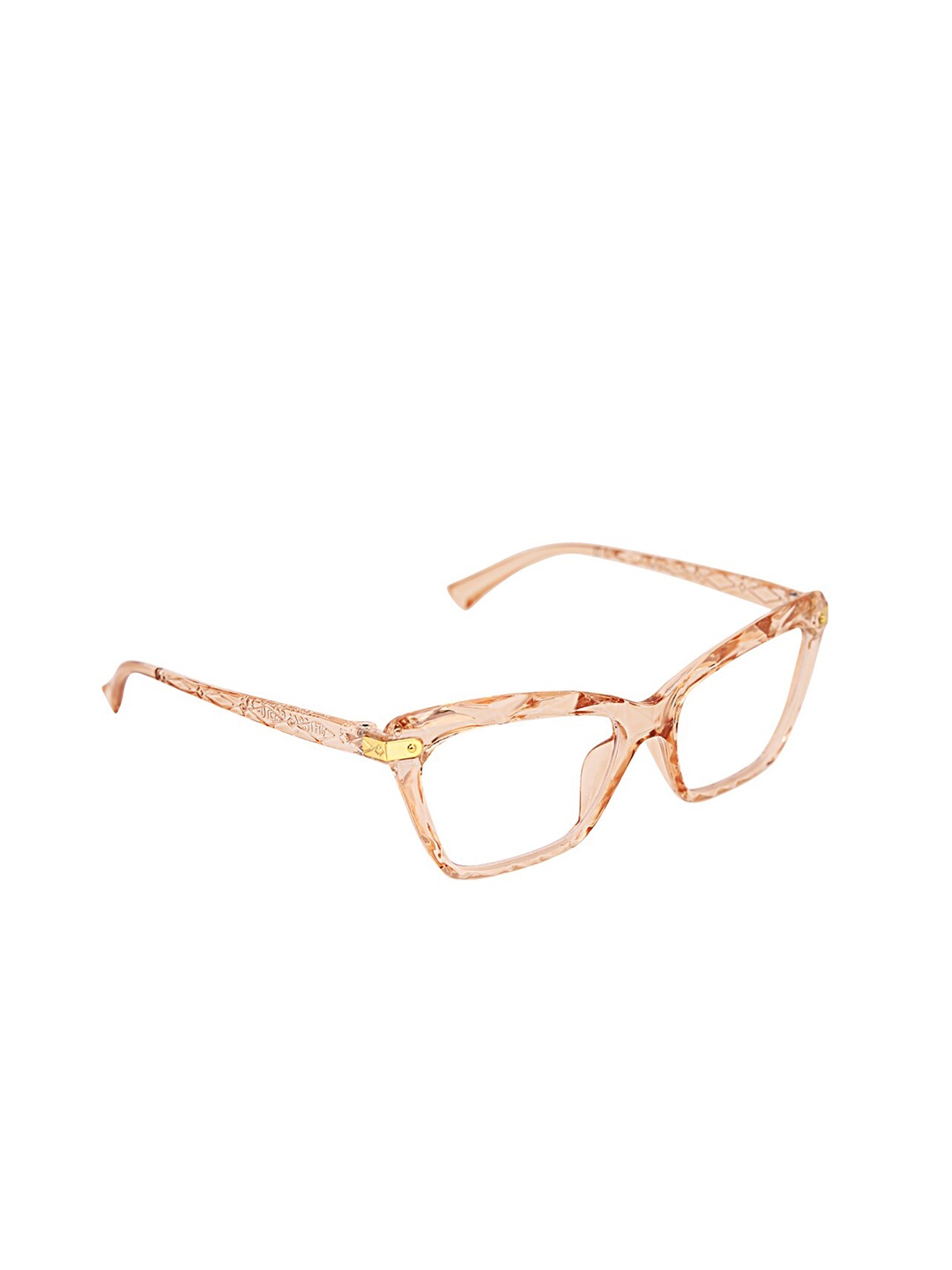 

Peter Jones Eyewear Unisex Brown Full Rim Cateye Frames AG18041TBW