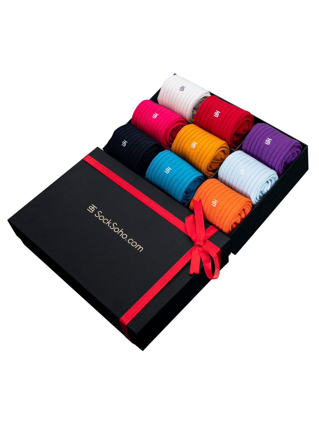 

SockSoho Men Pack Of 9 Assorted Above Ankle-Length Cotton Socks