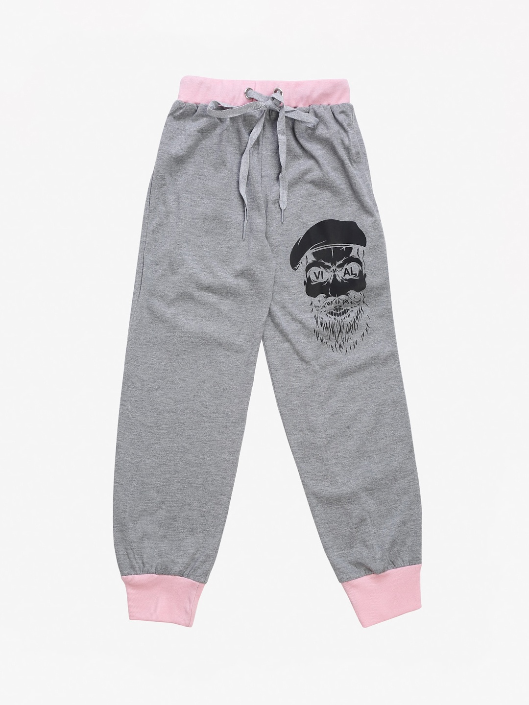 

MACK JONNEY Kids Grey Solid Joggers