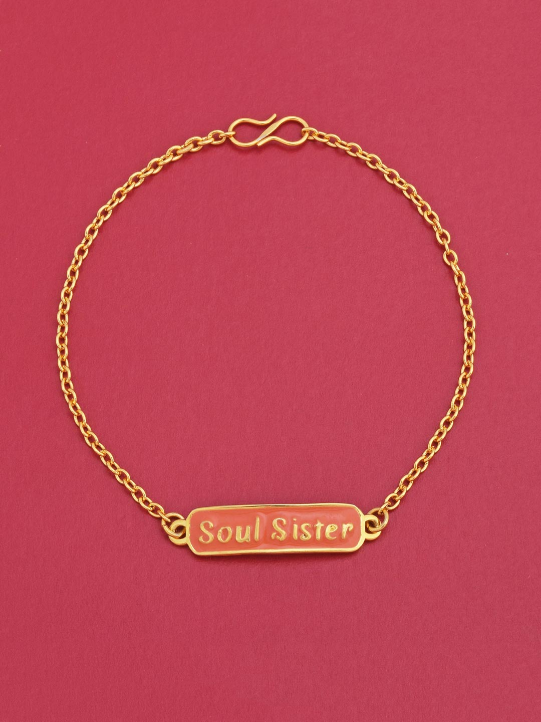 

Tistabene Women Gold-Plated Best Of Bonds Soul Sister Armlet Bracelet