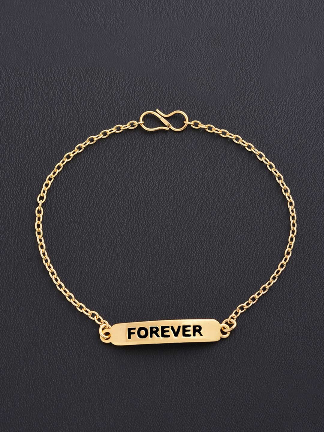 

Tistabene Women Gold Slogan Hashtag Link Bracelet