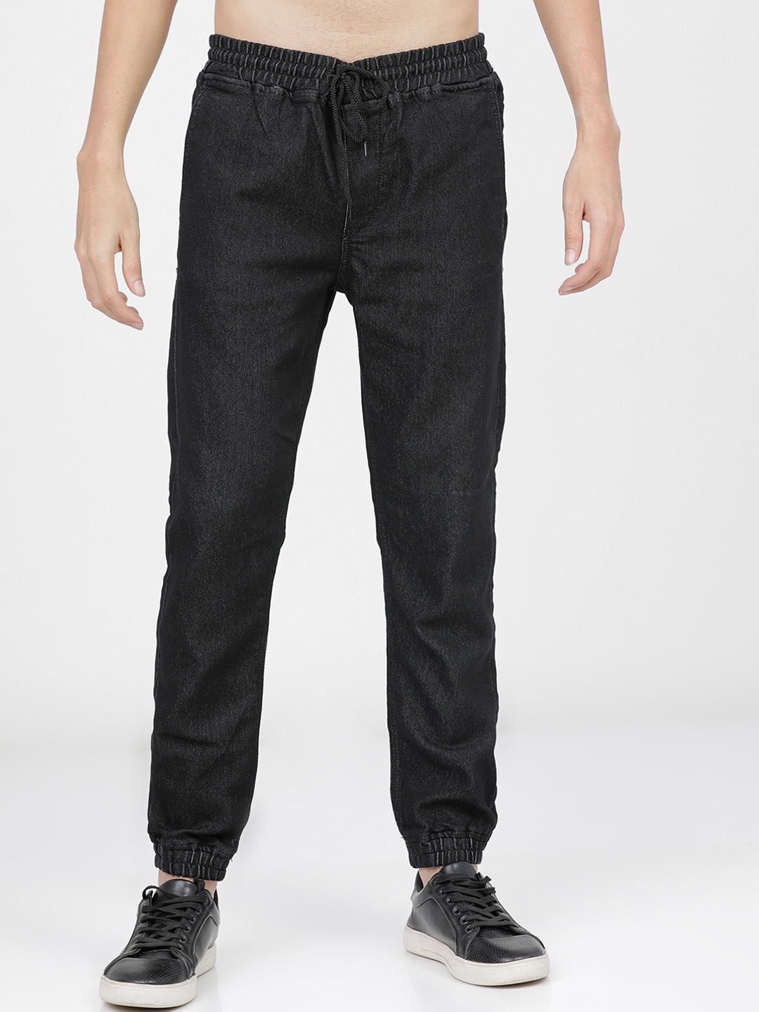 

KETCH Men Black Jogger Stretchable Jeans