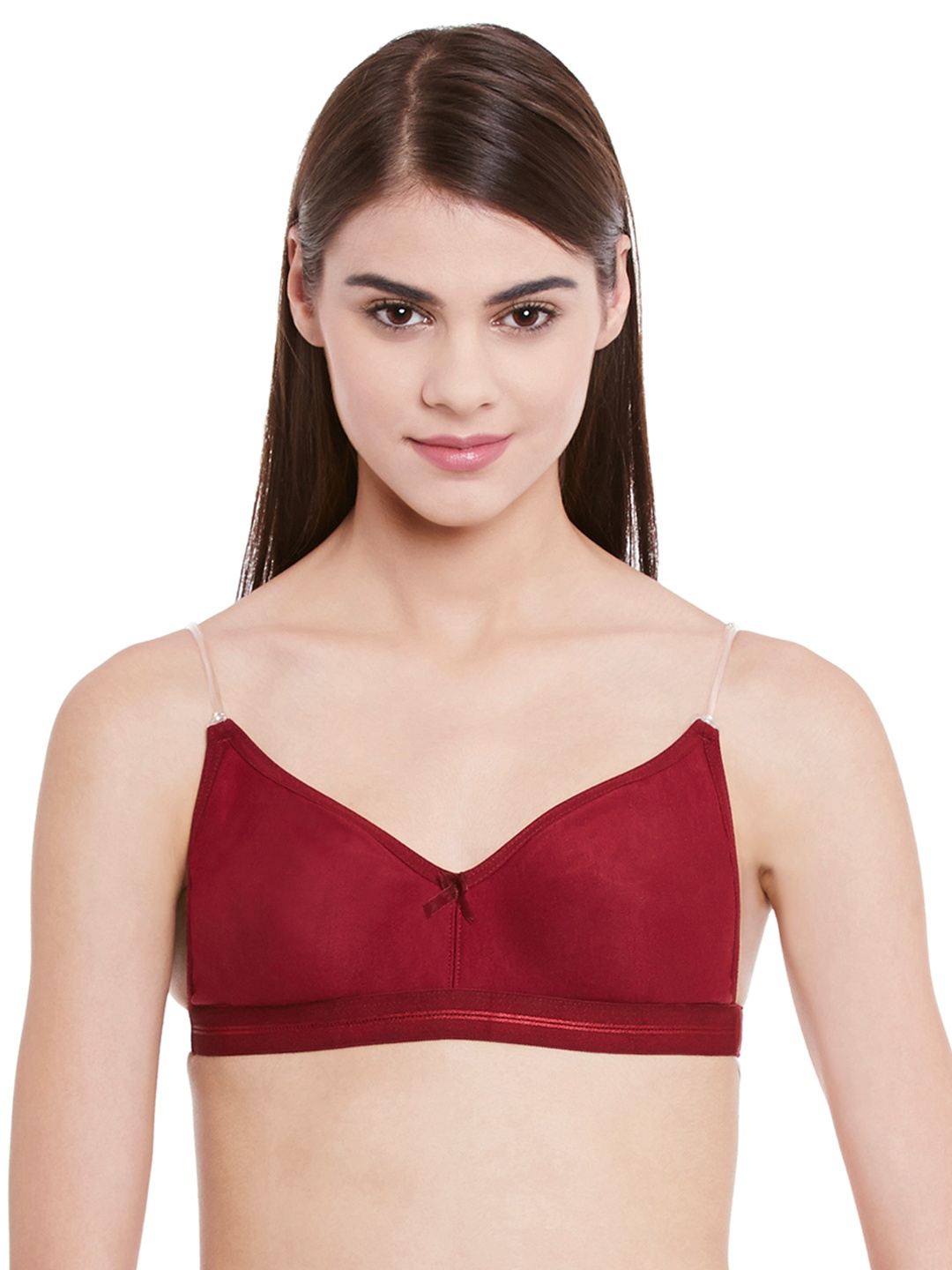 

Clovia Maroon Full-Coverage Bra BR0376P09
