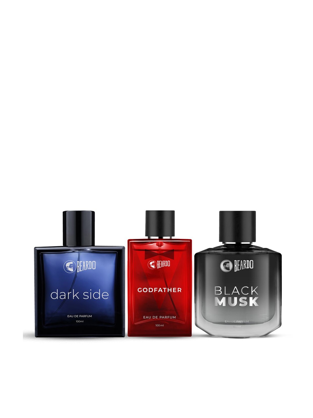 

Beardo Set of God Father, Black Musk & Dark Side Eau De Parfum 100 ml Each