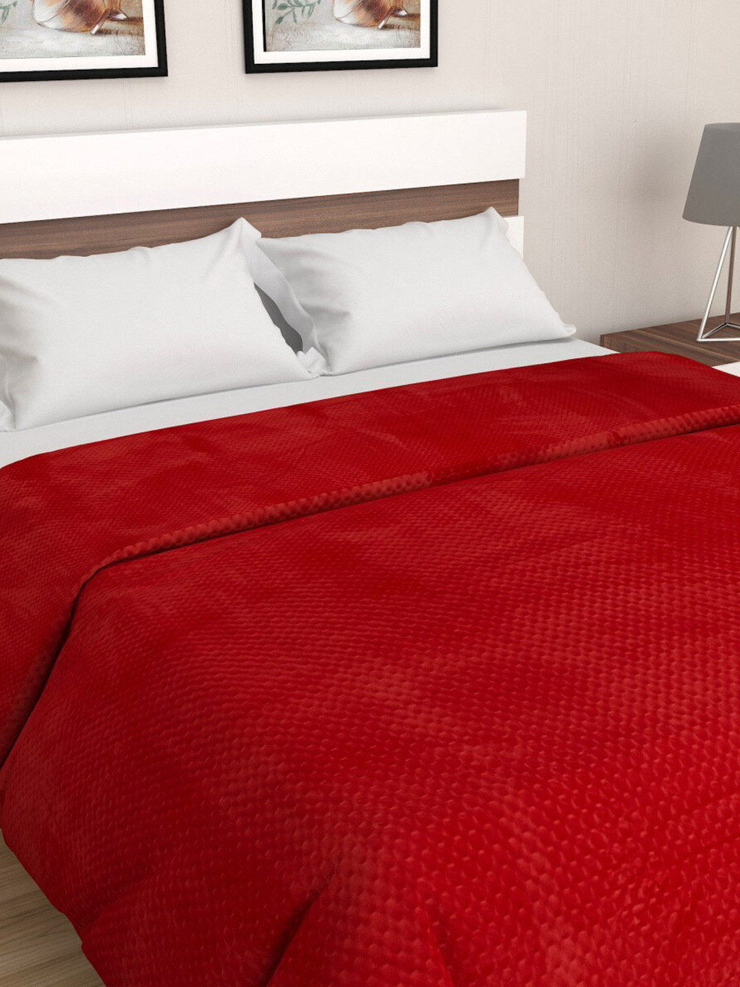 

Home Centre Red Summer Double Bed Quilt
