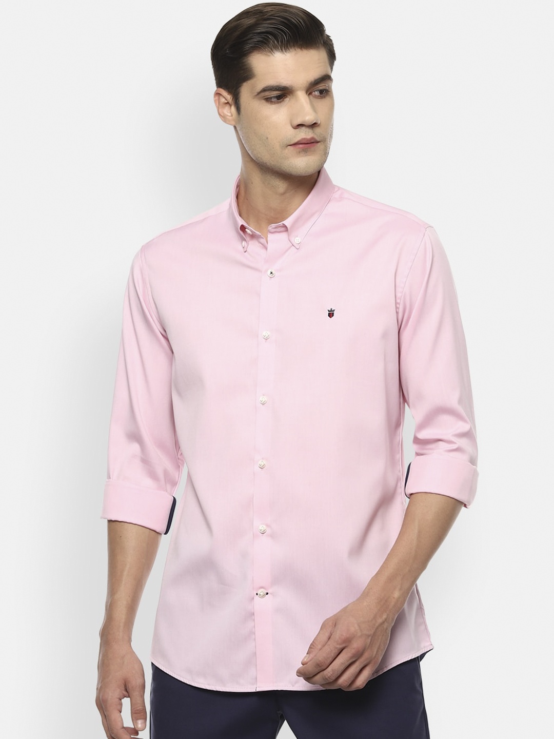 

Louis Philippe Sport Men Pink Slim Fit Opaque Casual Shirt