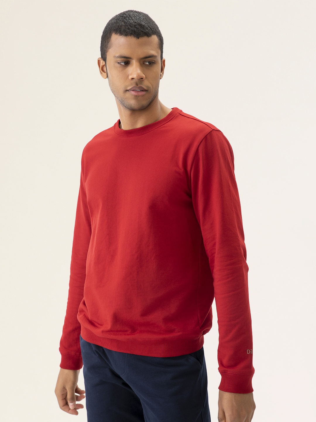 

DAMENSCH Men Red Sweatshirt