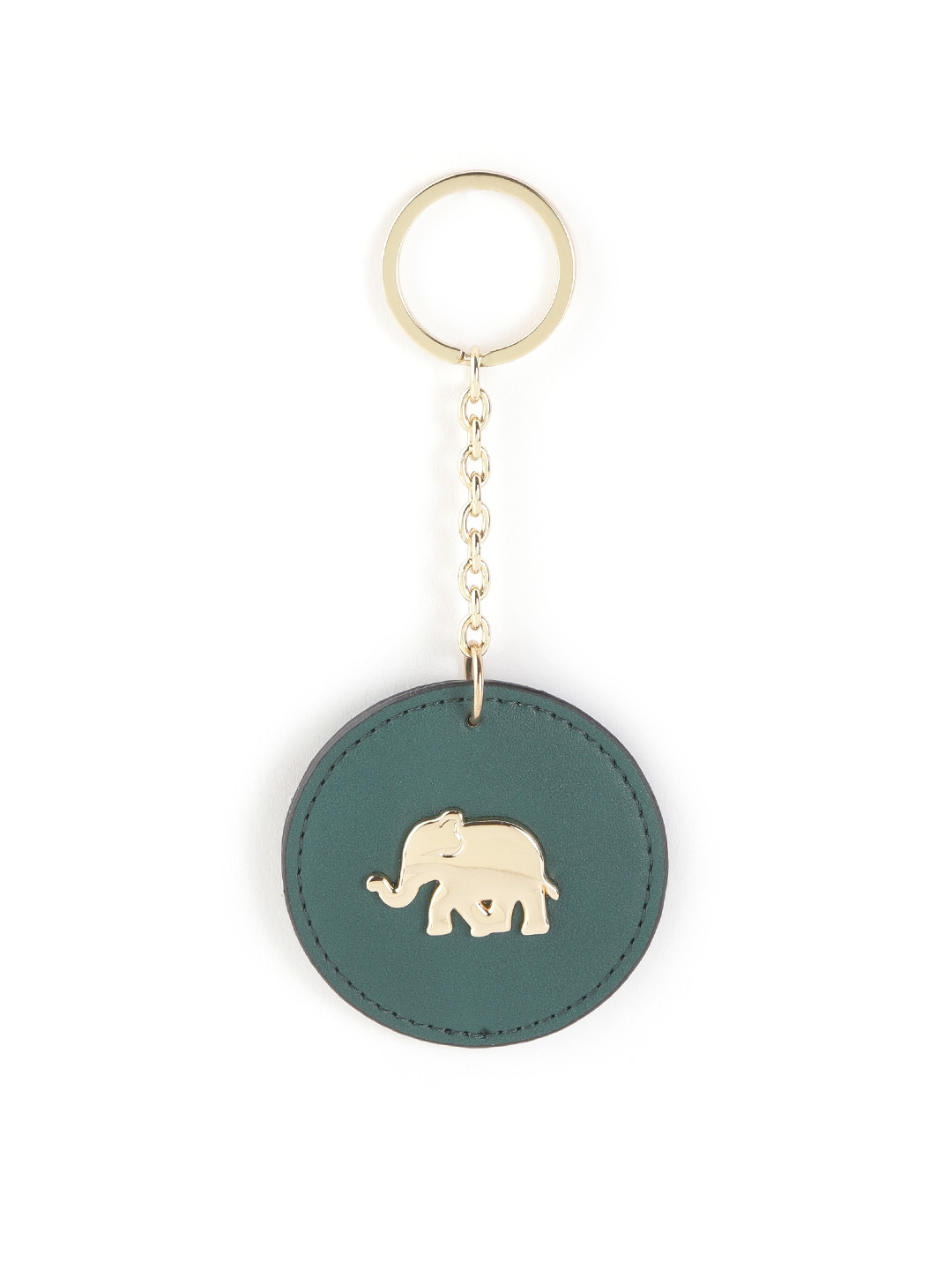 

Accessorize Key chain with Elephant Key Ring, Green