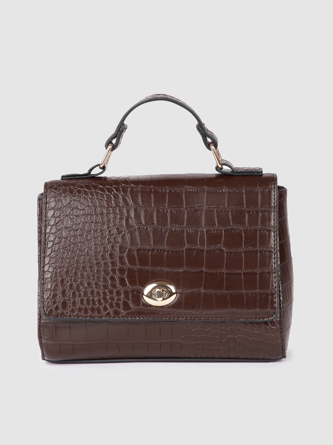 

Accessorize London Women Faux Leather Jessica Croc Bag, Brown