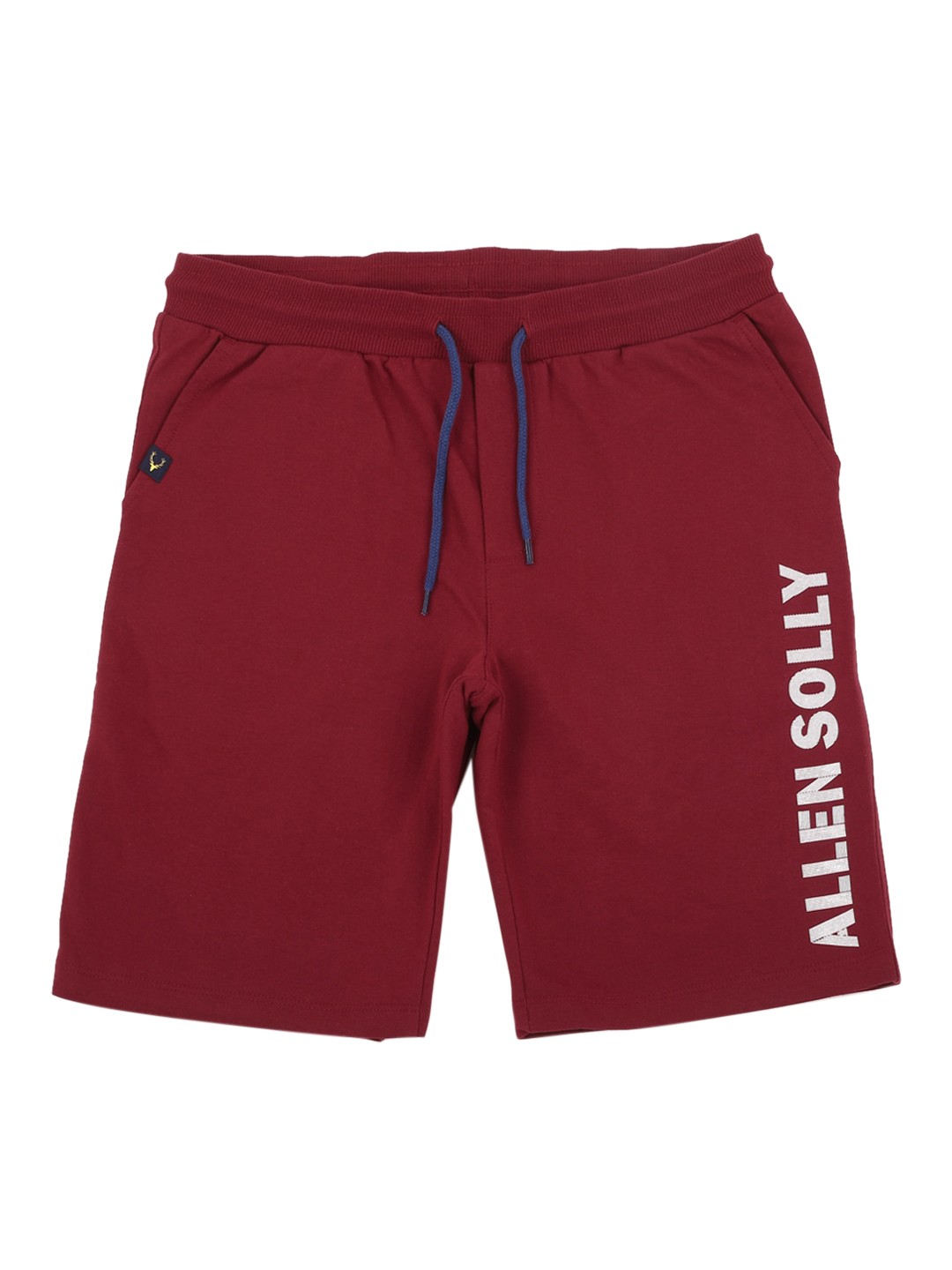 

Allen Solly Junior Boys Maroon Typography Printed Cotton Regular Shorts