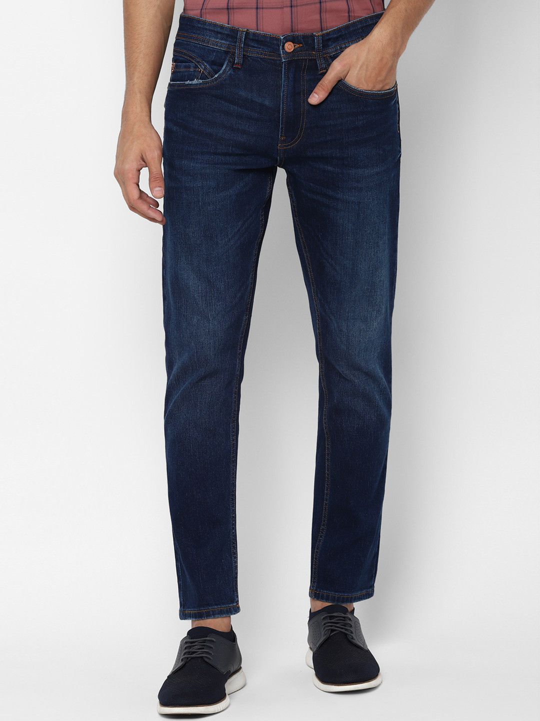 

Allen Solly Men Navy Blue Slim Fit Light Fade Jeans