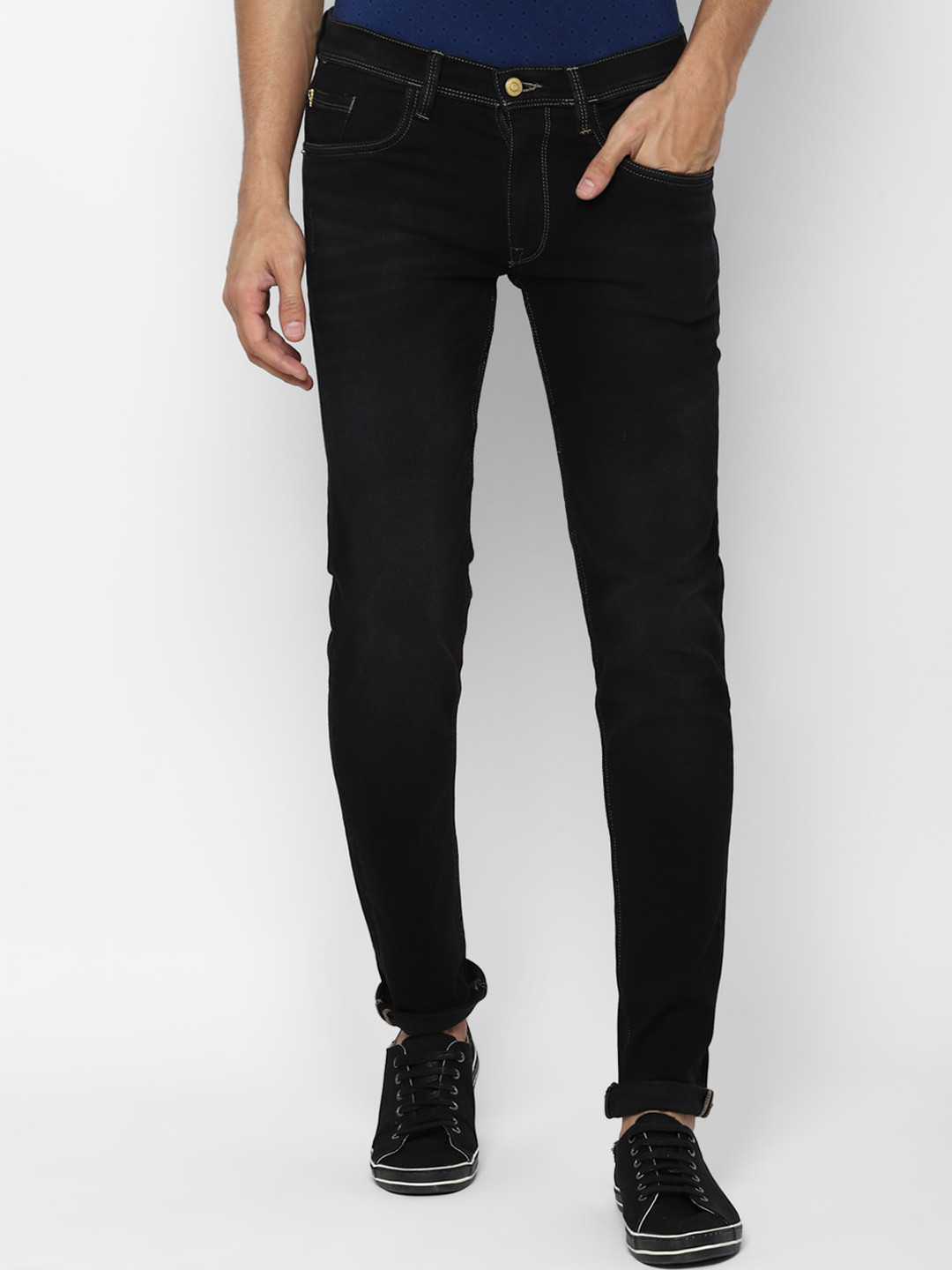 

Allen Solly Men Navy Blue Skinny Fit Jeans