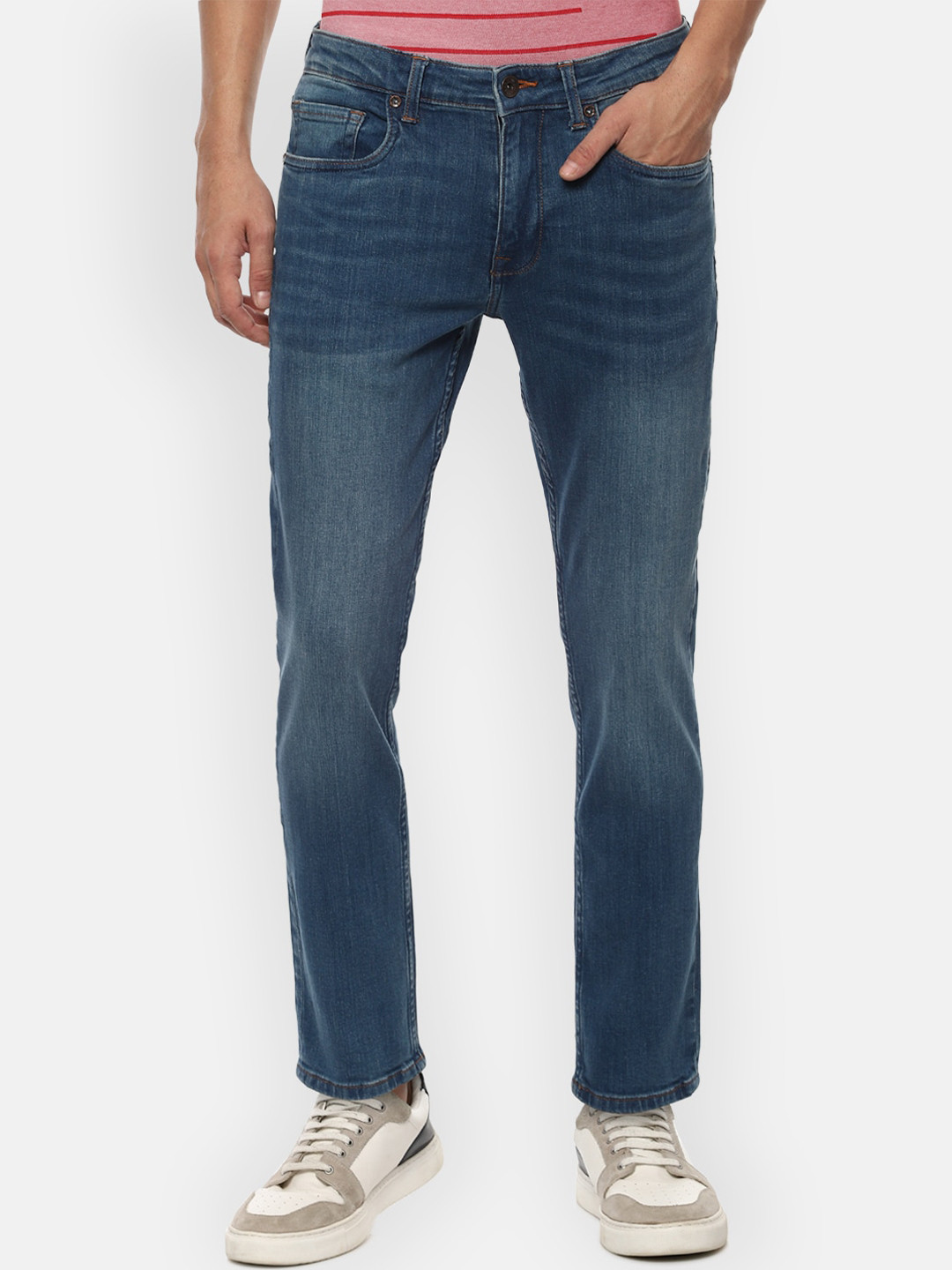 

Louis Philippe Jeans Men Blue Light Fade Jeans