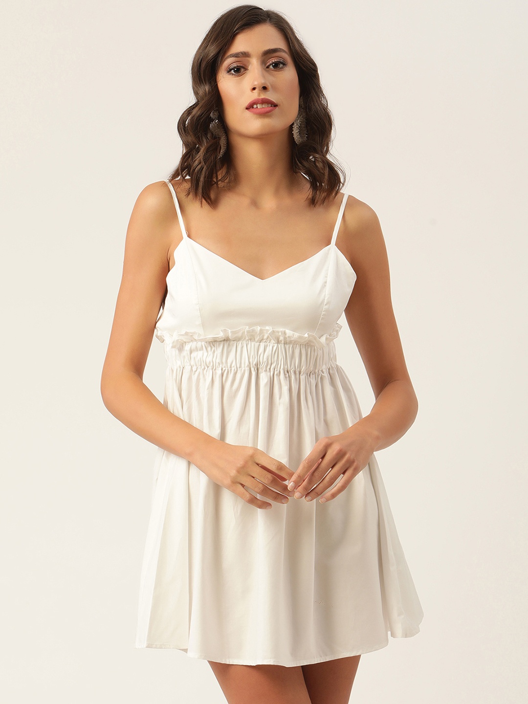

KENDALL & KYLIE White A-Line Mini Dress