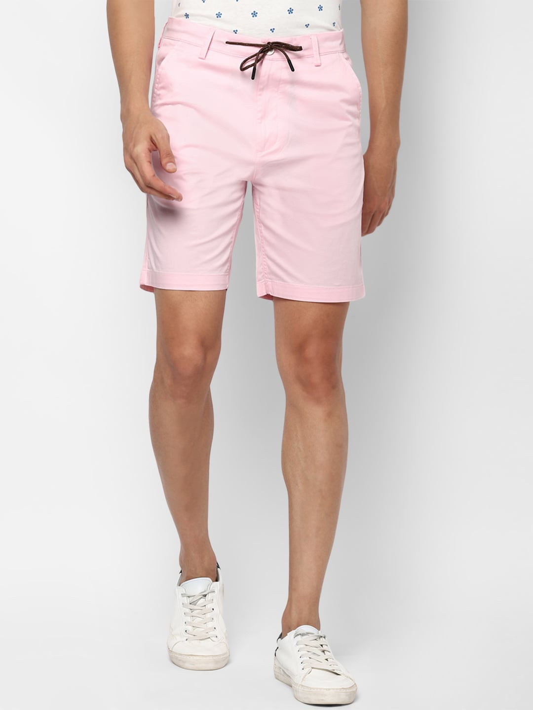 

FOREVER 21 Men Pink Regular Shorts