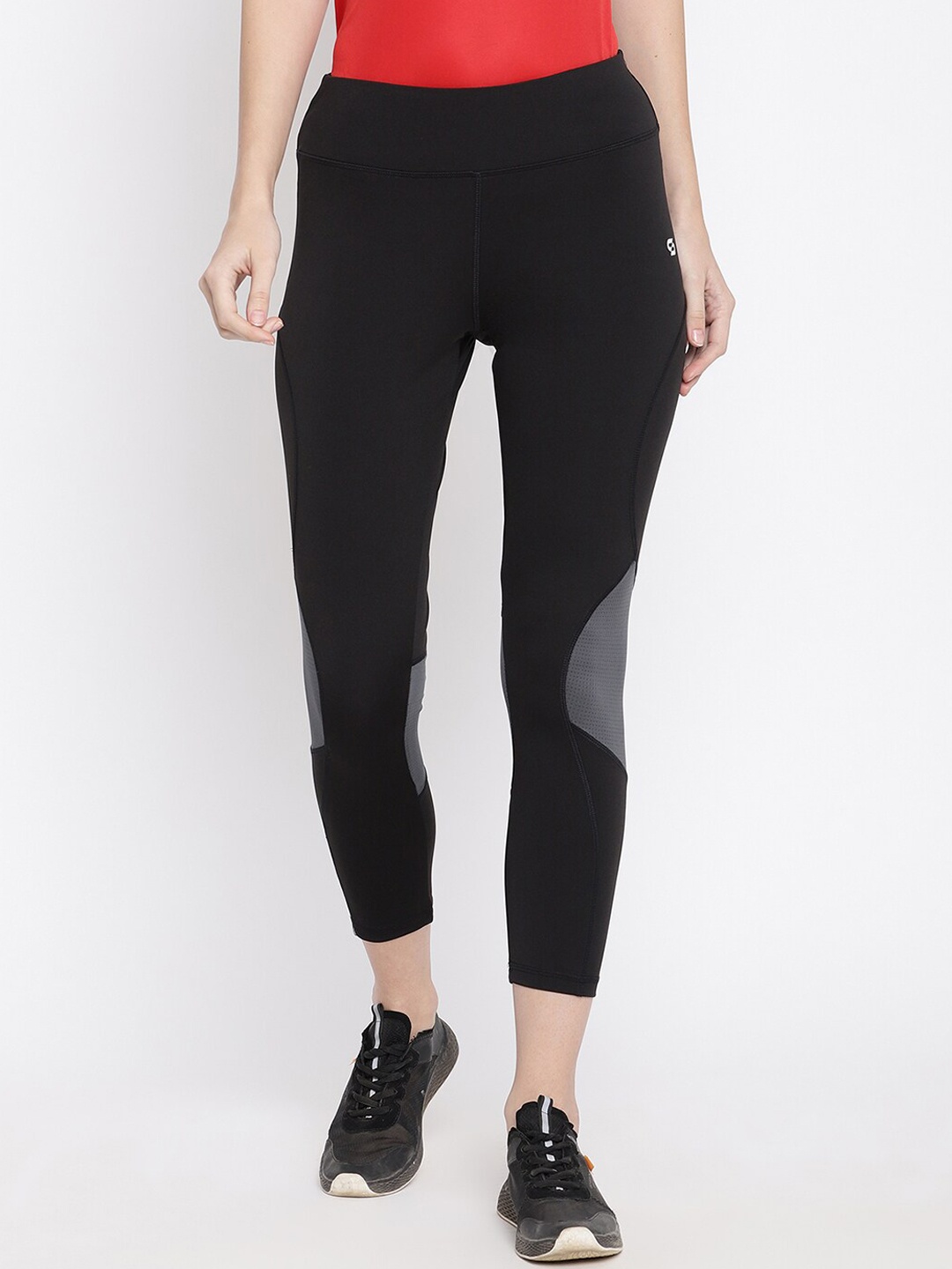 

Spolei Women Black Ankle Length Legging