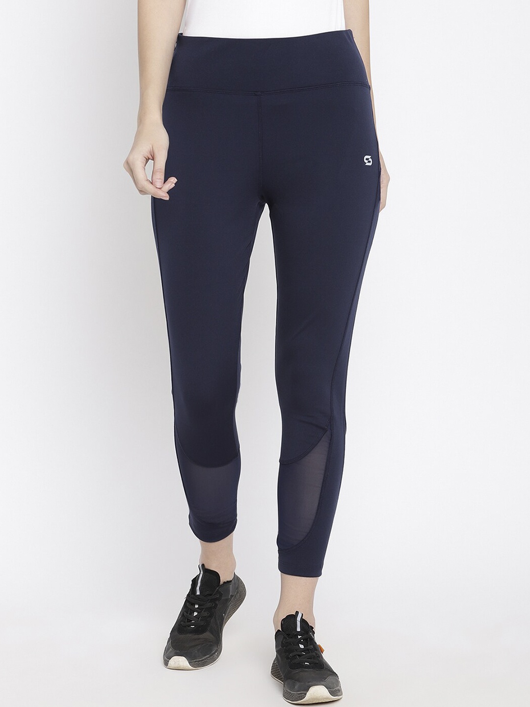 

Spolei Women Navy Blue Solid Tights