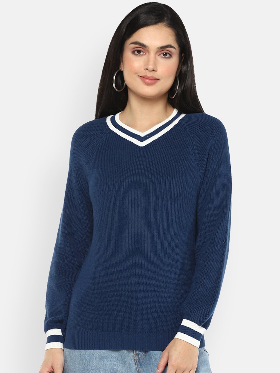 

Van Heusen Woman Navy Blue Regular Top