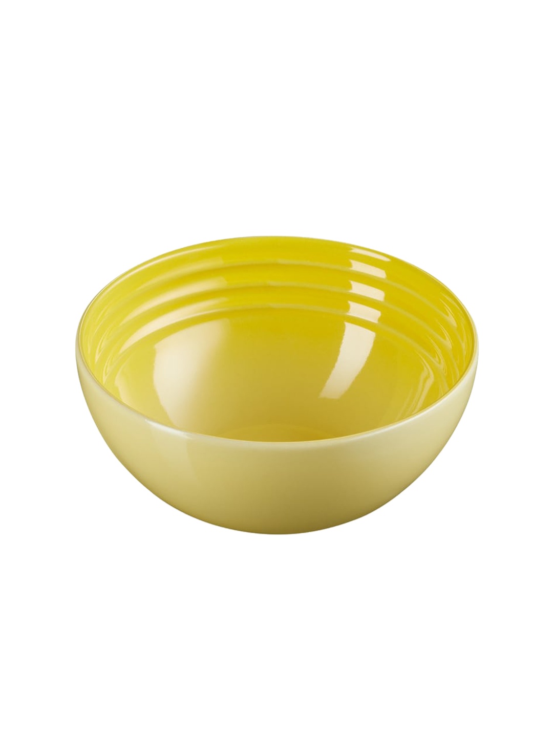 

LE CREUSET Yellow Solid Round Serving Bowl