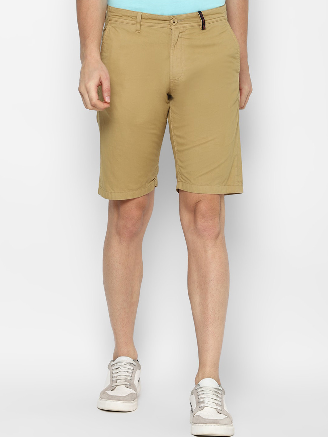 

Allen Solly Sport Men Khaki Slim Fit Regular Shorts