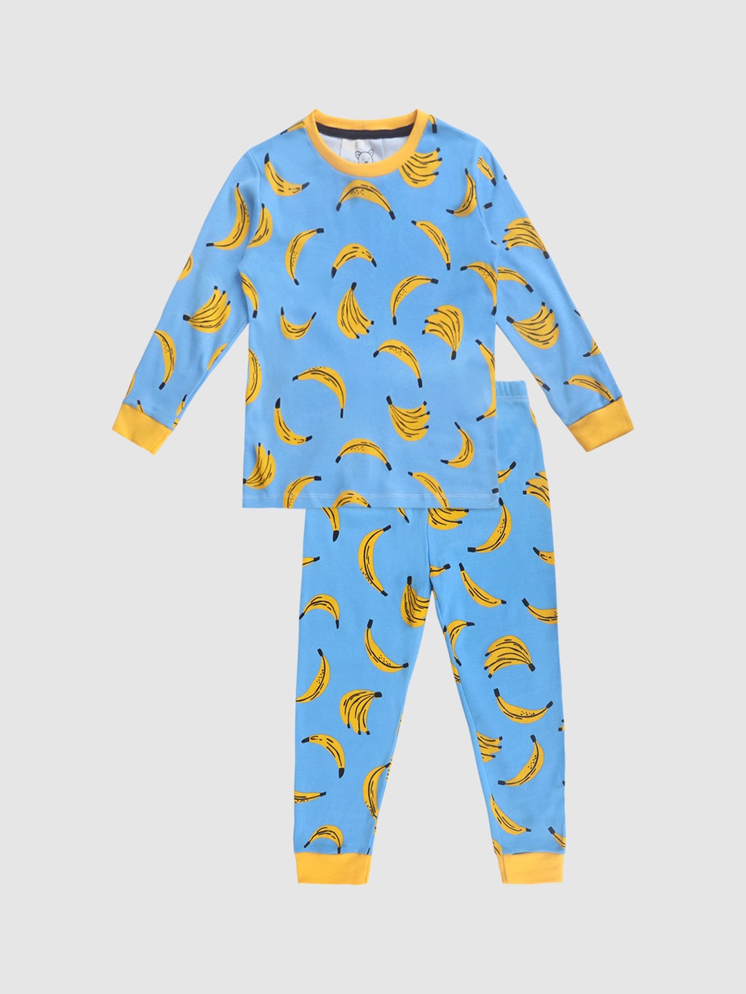 

Lazy Shark Boys Blue Graphic Printed Night Suit Set