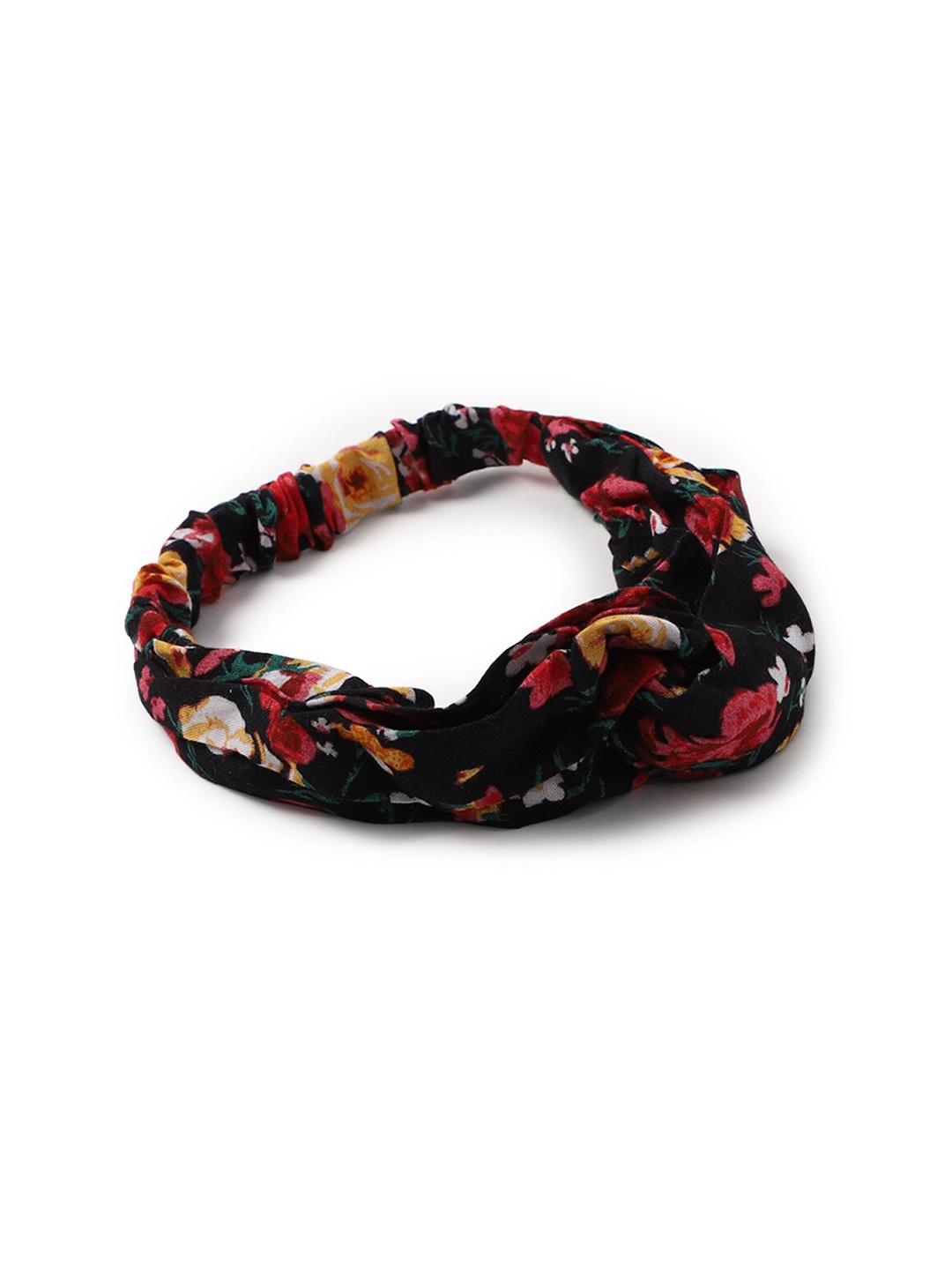 

FOREVER 21 Women Black & Red Floral Printed Hairband