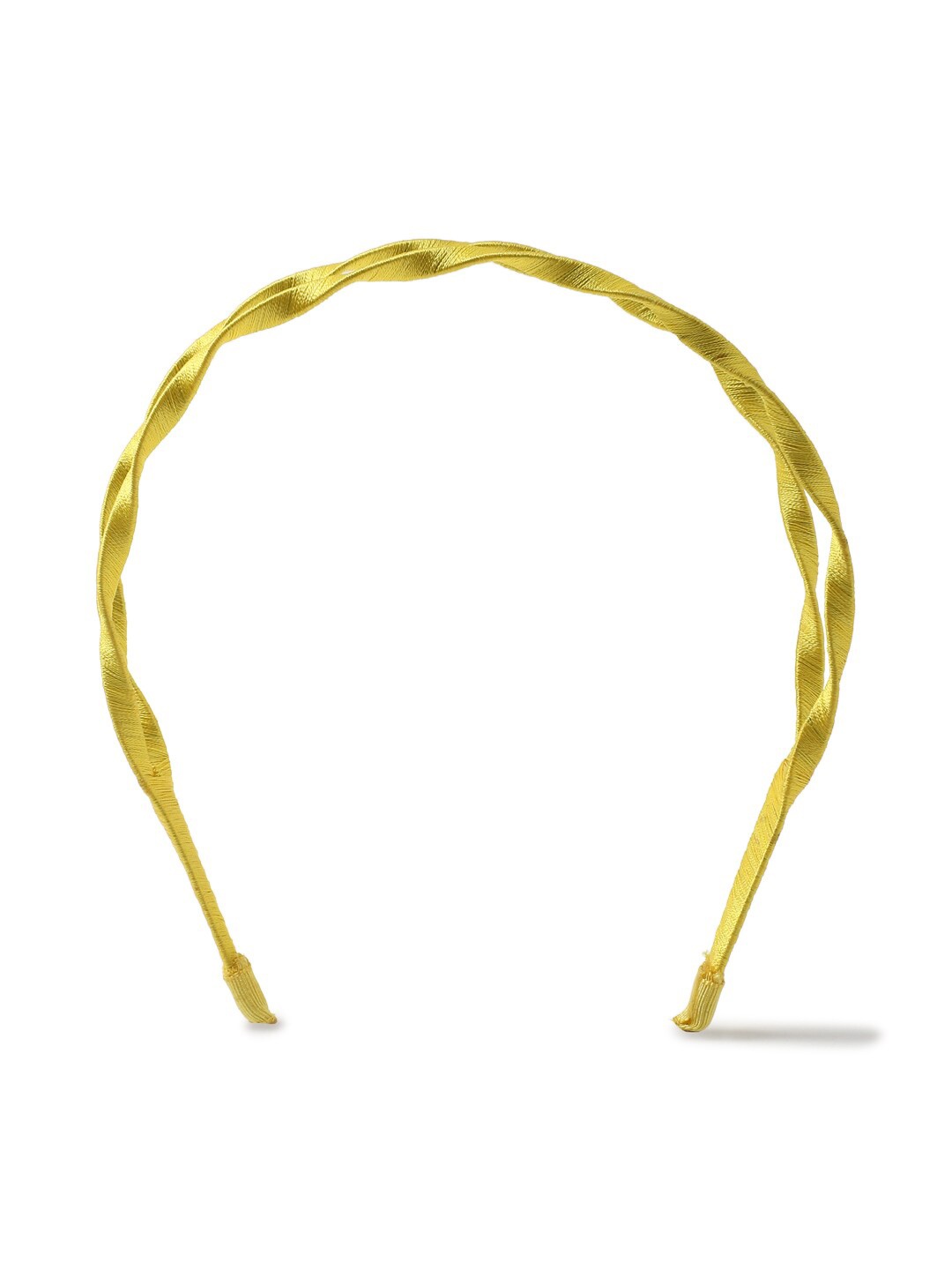 

FOREVER 21 Women Yellow Twisted Hairband