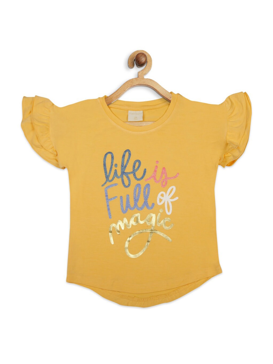 

Tiny Girl Mustard Yellow Regular Top