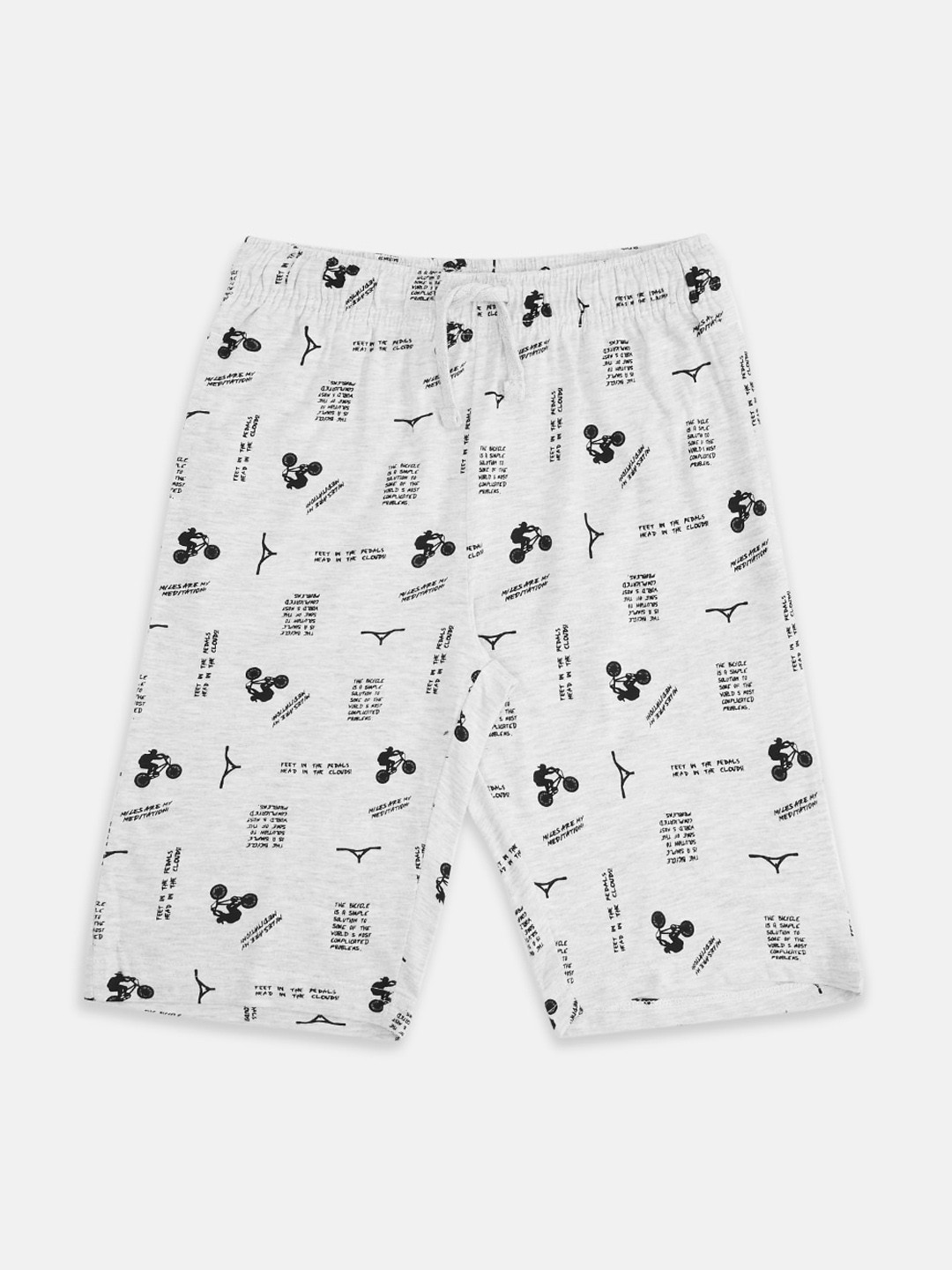 

Pantaloons Junior Boys Grey Melange Fashion Shorts