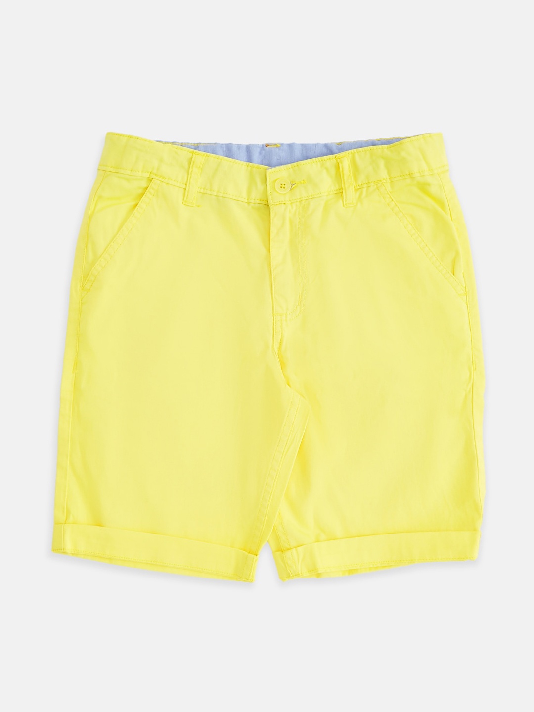 

Pantaloons Junior Boys Yellow Regular Shorts
