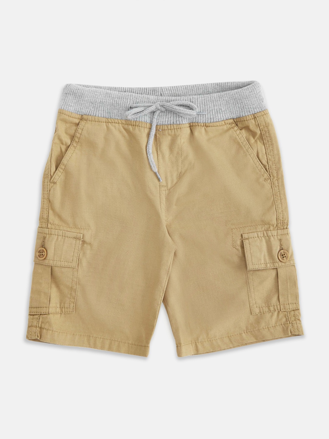 

Pantaloons Junior Boys Beige Cargo Shorts