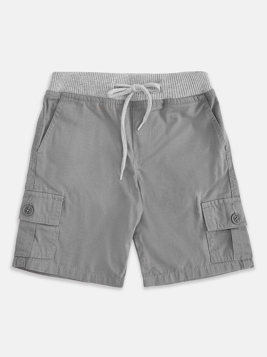 

Pantaloons Junior Boys Grey Cargo Shorts