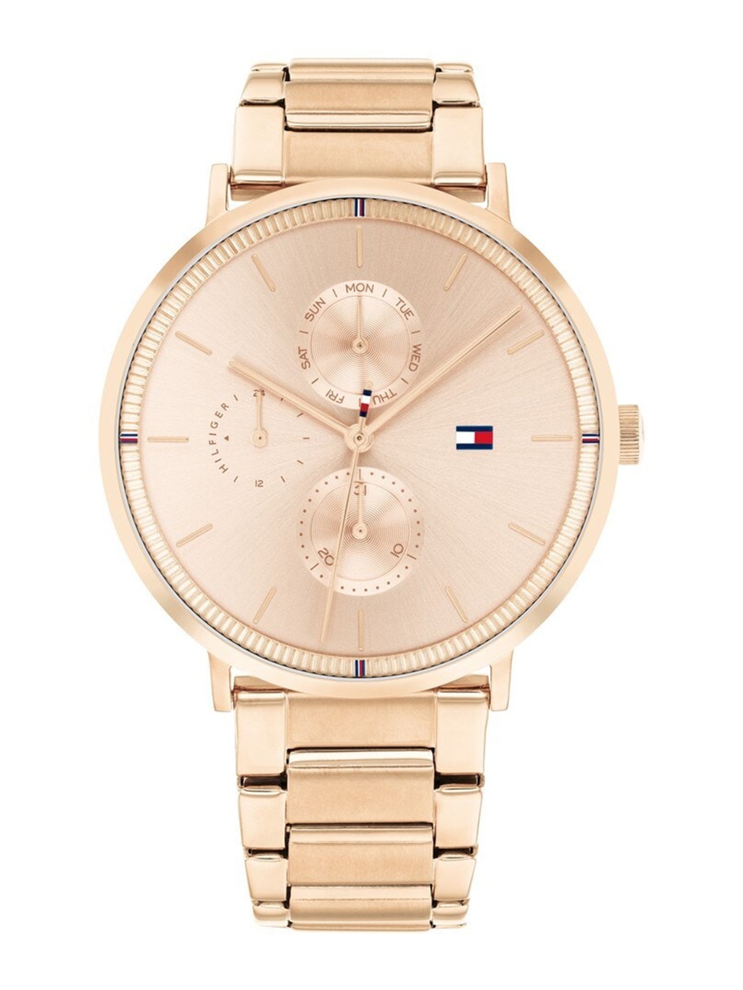 

Tommy Hilfiger Women Rose Gold-Toned Bracelet Style Straps Analogue Watch NCTH1782296