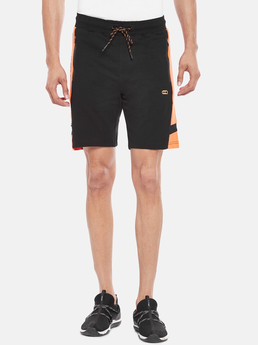 

Ajile by Pantaloons Men Black Slim Fit Sports Shorts