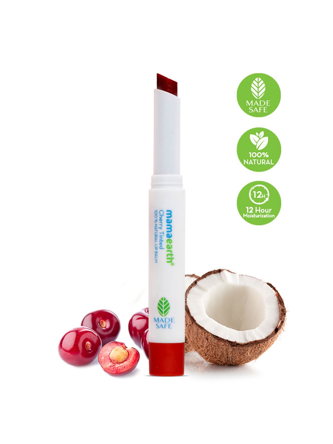 

Mamaearth Cherry Tinted 100% Natural Lip Balm, Red