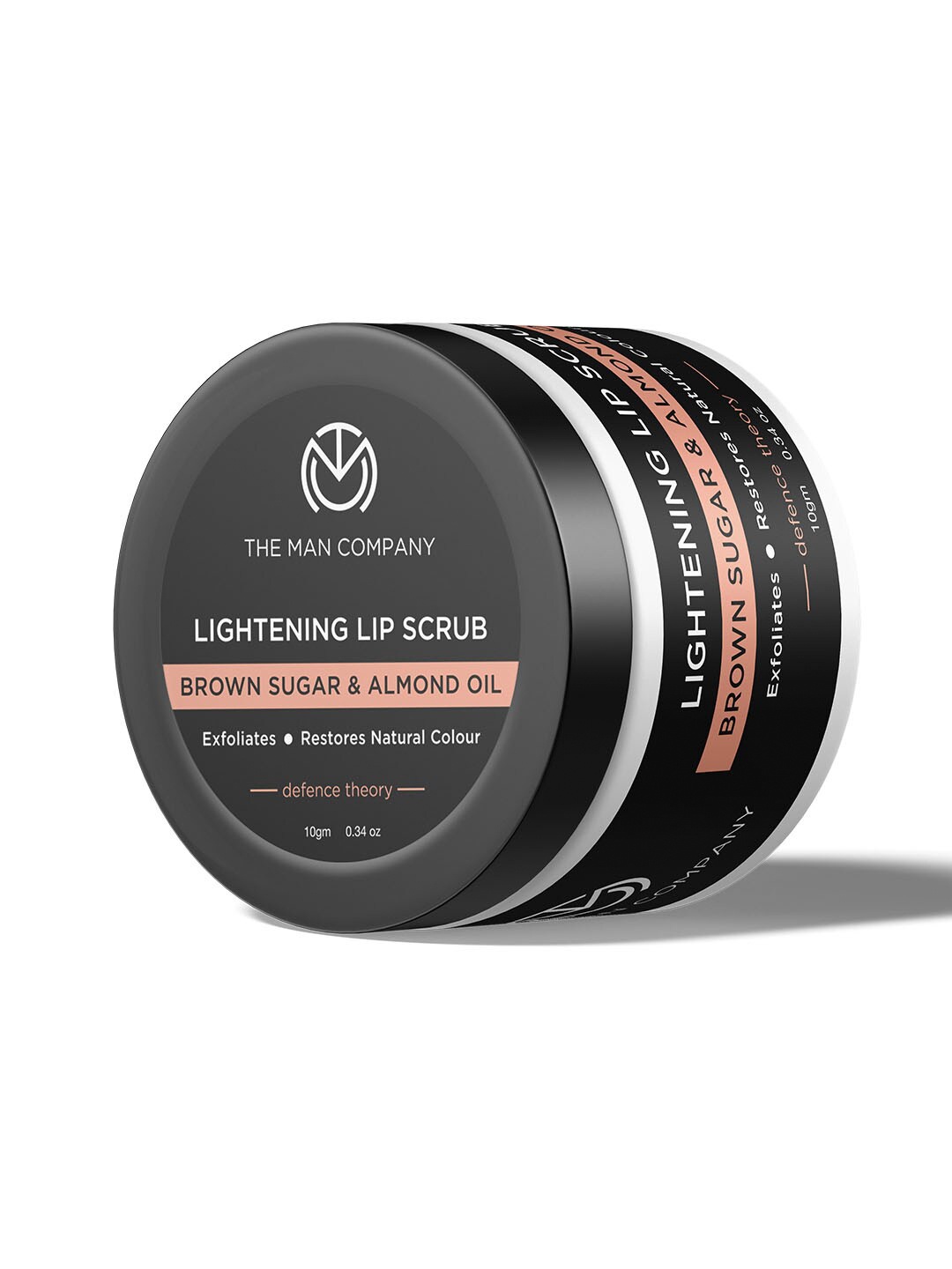 

THE MAN COMPANY Men Black Lightening Lip Scrub with Brown Sugar & Almond Oil 10gm