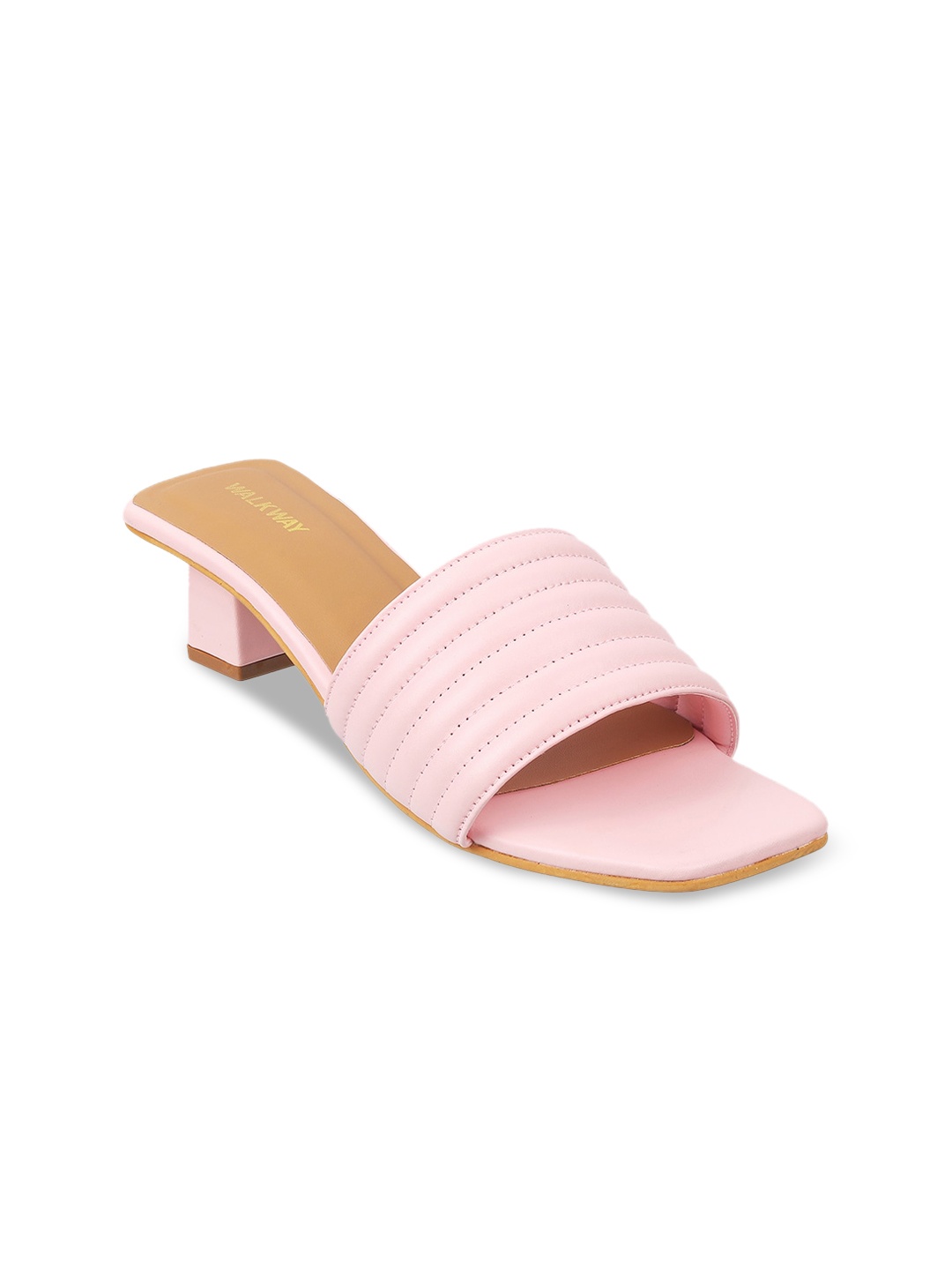 

WALKWAY by Metro Pink Embellished Block Mules