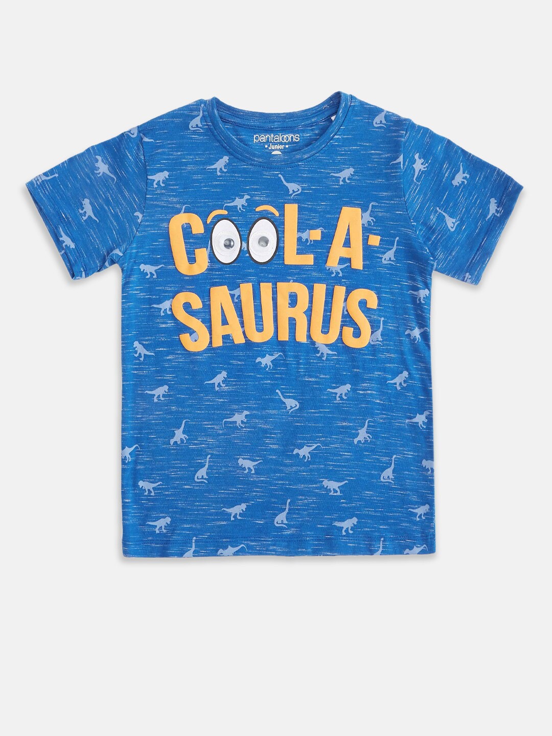

Pantaloons Junior Boys Blue Printed T-shirt