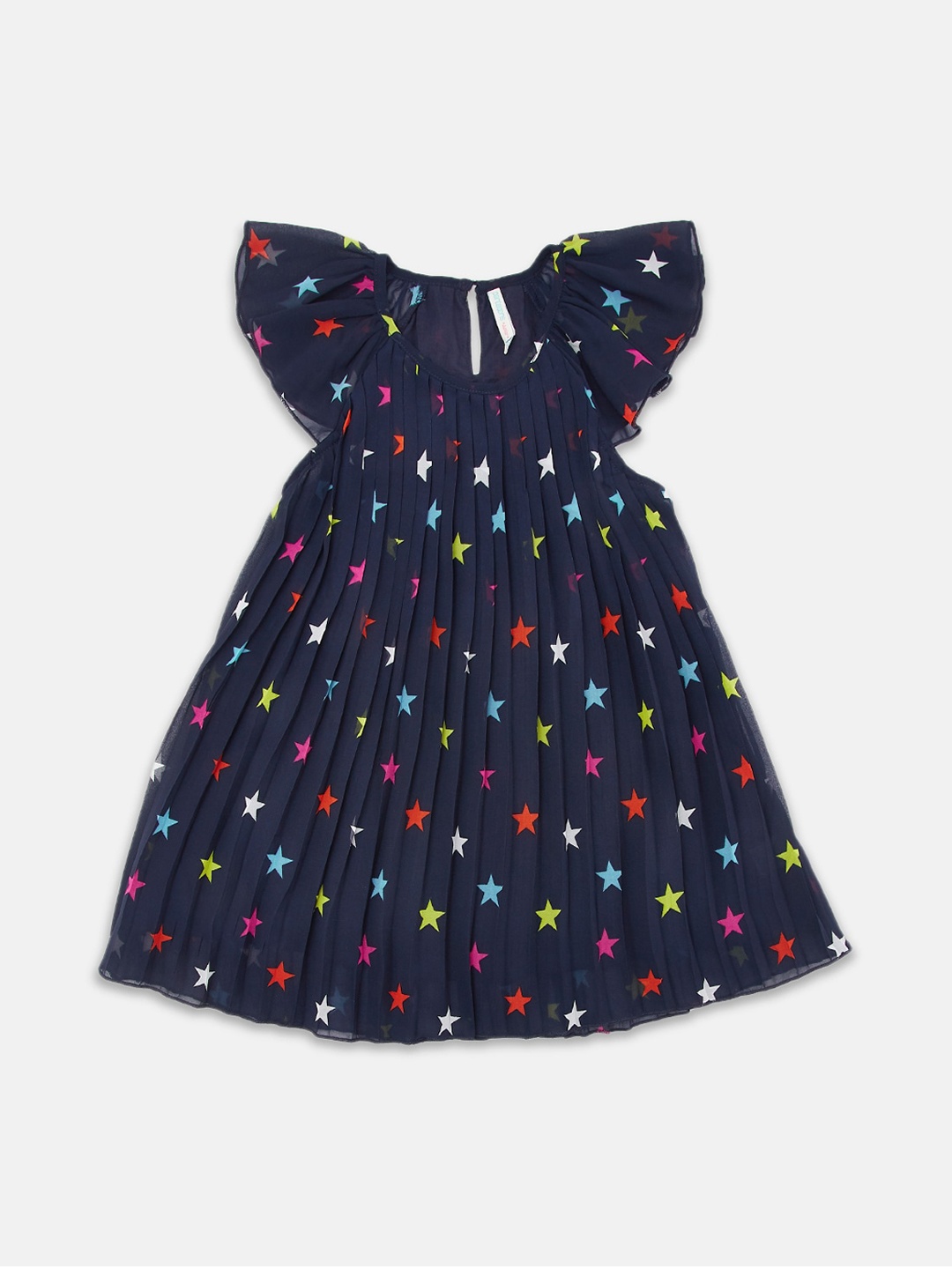 

Pantaloons Junior Girls Navy Blue Floral Georgette Empire Dress